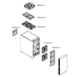 Thermaltake S100 Tempered Glass – Micro Case Compatto, Mciro-ATX, Elegante e Perfetto per Build Moderni - immagine 9