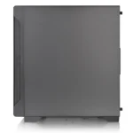 Thermaltake S100 Tempered Glass Black – Case PC Micro-ATX Mini-ITX con Vetro Temperato 3mm, GPU 330mm, Radiatore 280mm, Ventola 120mm, Nero - immagine 4
