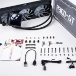 Valkyrie B360-GT Black – Dissipatore a liquido AIO 360mm con LCD 3.95", Nero - immagine 5