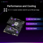 ASUS ROG STRIX B850-E GAMING WIFI – Scheda Madre ATX AM5 con WiFi 7, LAN 5G, USB4 e PCIe 5.0 - immagine 11