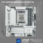 ASUS TUF GAMING B850M-PLUS WIFI7 W – Scheda Madre AM5 micro-ATX, DDR5 fino a 8000+ (OC), PCIe 5.0, Wi-Fi 7, 2.5Gb LAN - immagine 2