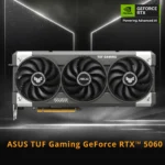 ASUS TUF Gaming GeForce RTX 5060 8GB GDDR7 OC Edition – Scheda Video PCIe 5.0, DLSS 4, Ray Tracing, Raffreddamento TUF 3.1 Slot - immagine 2