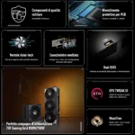 ASUS TUF Gaming GeForce RTX 5060 8GB GDDR7 OC Edition – Scheda Video PCIe 5.0, DLSS 4, Ray Tracing, Raffreddamento TUF 3.1 Slot - immagine 3