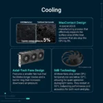 ASUS TUF Gaming GeForce RTX 5060 8GB GDDR7 OC Edition – Scheda Video PCIe 5.0, DLSS 4, Ray Tracing, Raffreddamento TUF 3.1 Slot - immagine 5