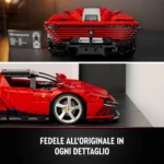 LEGO Technic Ferrari Daytona SP3 – Set da collezione Ultimate Car Concept, in Scala 1:8, Kit Modellismo - immagine 10