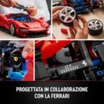 LEGO Technic Ferrari Daytona SP3 – Set da collezione Ultimate Car Concept, in Scala 1:8, Kit Modellismo - immagine 12