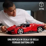 LEGO Technic Ferrari Daytona SP3 – Set da collezione Ultimate Car Concept, in Scala 1:8, Kit Modellismo - immagine 8