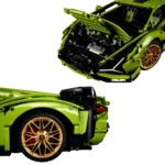 LEGO Technic Lamborghini Sián FKP 37 – Supercar da collezione in scala 1:8, Kit Modellismo - immagine 10