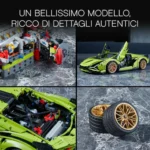 LEGO Technic Lamborghini Sián FKP 37 – Supercar da collezione in scala 1:8, Kit Modellismo - immagine 13