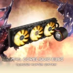 MSI MAG CORELIQUID E360 MONSTER HUNTER EDITION – Dissipatore a Liquido 360mm ARGB per CPU, Compatibile Intel LGA 1700/1851 e AMD AM5 - immagine 2