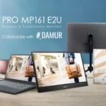 MSI PRO MP161 E2U – Monitor Portatile 15.6" FHD IPS Ultra-Sottile, Dual USB-C, Mini-HDMI, 0°-180°, Tripod Mount, EyesErgo - immagine 2