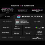 ASUS ROG Swift OLED PG32UCDP – Monitor Gaming OLED 32″ Dual-Mode 4K 240Hz / FHD 480Hz con AI Gaming, G-SYNC Compatible e HDMI 2.1 - immagine 9