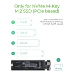 ICY BOX IB-1817M-C31 – Enclosure SSD M.2 NVMe USB-C 10Gbps con Dissipatore e Write Protection - immagine 8