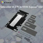 ICY BOX IB-PCI214M2-HSL – Adattatore M.2 NVMe a PCIe x4 con Dissipatore e LED - immagine 7