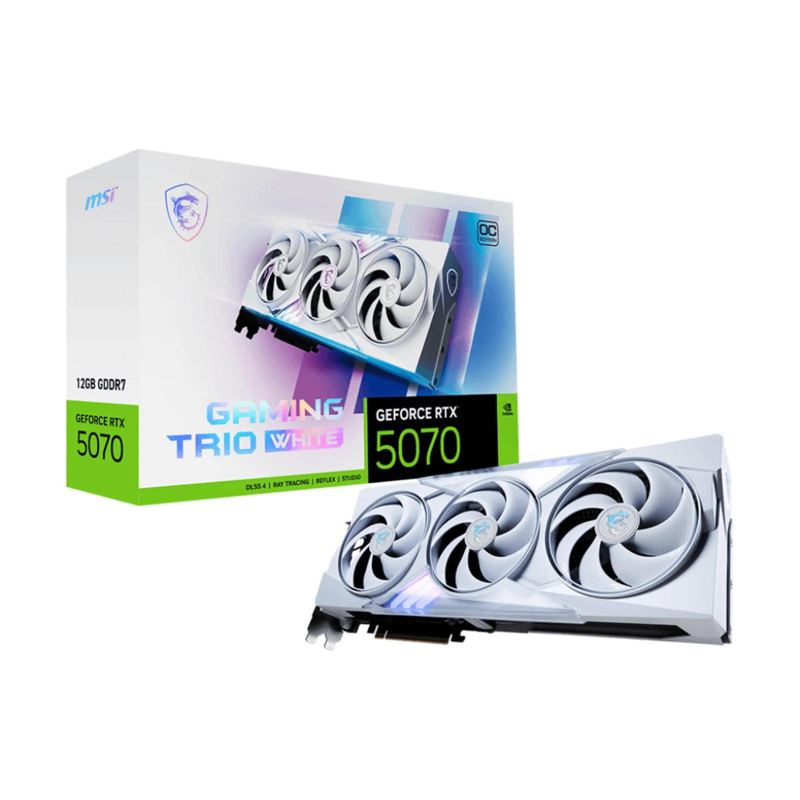 MSI GeForce RTX™ 5070 12G GAMING TRIO OC WHITE