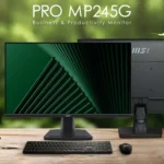 MSI PRO MP245G – Monitor IPS 23,8″ Full HD 100Hz Eco-Friendly con EyesErgo, Speaker Integrati e Supporto Ergonomico per Office & Workstation Rig - immagine 2