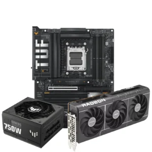 Prime Radeon RX 9070 XT 16GB OC + TUF Gaming 750G + TUF Gaming X870-PLUS WIFI