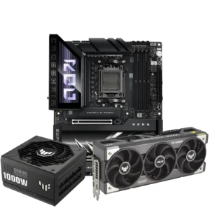 TUF Gaming RTX 5080 16GB OC + TUF Gaming 1000G + ROG CROSSHAIR X870E HERO