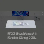 ASUS ROG Scabbard II Arctic Gray XXL – Tappetino Mouse Gaming 900 x 400 mm Idrorepellente - immagine 2