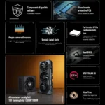 ASUS TUF Gaming GeForce RTX 5080 16GB GDDR7 OC Edition – Scheda Video NVIDIA con PCIe 5.0, 16GB GDDR7, 2730 MHz - immagine 3