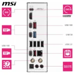 MSI MPG B850 EDGE TI WIFI – Scheda Madre AM5 B850 White/Silver, Wi-Fi 7, LAN 5G, PCIe 5.0, DDR5 8400+ (OC) - immagine 11