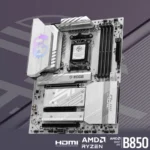 MSI MPG B850 EDGE TI WIFI – Scheda Madre AM5 B850 White/Silver, Wi-Fi 7, LAN 5G, PCIe 5.0, DDR5 8400+ (OC) - immagine 2