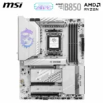 MSI MPG B850 EDGE TI WIFI – Scheda Madre AM5 B850 White/Silver, Wi-Fi 7, LAN 5G, PCIe 5.0, DDR5 8400+ (OC) - immagine 7
