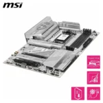 MSI MPG B850 EDGE TI WIFI – Scheda Madre AM5 B850 White/Silver, Wi-Fi 7, LAN 5G, PCIe 5.0, DDR5 8400+ (OC) - immagine 9
