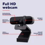 Trust Tanor – Webcam Full HD 1080p con Microfono Integrato e Copri-Obiettivo per PC e Laptop - immagine 8