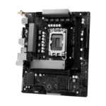 ASRock H810M-X WiFi – Scheda Madre Micro ATX LGA1851 DDR5 PCIe 4.0 WiFi AC 2.5G LAN USB-C - immagine 4