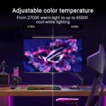 ASUS ROG Aura Monitor Light Bar ALB01 – Barra LED per Monitor con RGB Aura Sync, USB-C - immagine 9