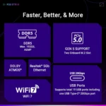 ASUS ROG Strix B850-F Gaming WiFi – Scheda Madre ATX AM5 con WiFi 7, PCIe 5.0, DDR5 e USB 20Gbps - immagine 15