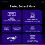 ASUS ROG STRIX X870E-H GAMING WIFI7 – Scheda Madre ATX AM5 con PCIe 5.0, DDR5, WiFi 7 e USB4 - immagine 14