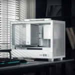 DeepCool CH160 WH – Case Mini-ITX Compatto con Alto Airflow, Supporto GPU 305mm e PSU ATX/SFX - immagine 2