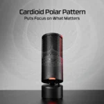 HyperX SoloCast 2 – Microfono USB-C Cardioide per Gaming e Streaming con Shock Mount e Pop Filter Integrati - immagine 14