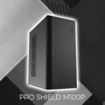 MSI PRO SHIELD M100P – Case PC Mini Tower Micro-ATX Compatto USB 3.2 Design Minimal per Ufficio e Business - immagine 2