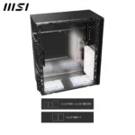 MSI PRO SHIELD M100P – Case PC Mini Tower Micro-ATX Compatto USB 3.2 Design Minimal per Ufficio e Business - immagine 7