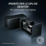 Razer Core X V2 – Box eGPU Thunderbolt 5, Enclosure GPU Esterna per Laptop con Supporto GPU NVIDIA e AMD [Pre-Ordine] - immagine 4