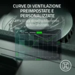 Razer Laptop Cooling Pad – Base Raffreddamento Laptop 14-18" con Ventola 140 mm, Controllo Smart e Razer Chroma [Pre-Ordine] - immagine 10