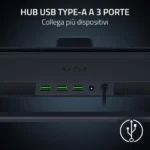 Razer Laptop Cooling Pad – Base Raffreddamento Laptop 14-18" con Ventola 140 mm, Controllo Smart e Razer Chroma [Pre-Ordine] - immagine 11