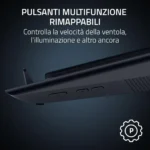 Razer Laptop Cooling Pad – Base Raffreddamento Laptop 14-18" con Ventola 140 mm, Controllo Smart e Razer Chroma [Pre-Ordine] - immagine 12