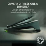 Razer Laptop Cooling Pad – Base Raffreddamento Laptop 14-18" con Ventola 140 mm, Controllo Smart e Razer Chroma [Pre-Ordine] - immagine 8