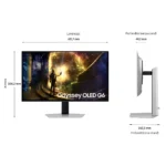 Samsung Odyssey OLED G6 G61SD 27" – Monitor Gaming QHD 240Hz OLED 0,03 ms con HDMI 2.1, G-Sync e FreeSync Premium Pro - immagine 10