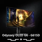 Samsung Odyssey OLED G6 G61SD 27" – Monitor Gaming QHD 240Hz OLED 0,03 ms con HDMI 2.1, G-Sync e FreeSync Premium Pro - immagine 2