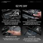 ASUS ROG MAXIMUS Z890 EXTREME – Scheda Madre E-ATX LGA1851 DDR5 PCIe 5.0 WiFi 7 Thunderbolt 5 con Display LCD 5" [Pre-Ordine] - immagine 14