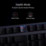 ASUS ROG Strix Scope NX Wireless Deluxe – Tastiera Gaming Meccanica Wireless RGB, Switch NX Red, Tri-Mode, Layout ITA - immagine 10