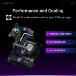 ASUS ROG STRIX Z890-F GAMING WIFI – Scheda Madre ATX LGA1851 DDR5 WiFi 7 PCIe 5.0 Thunderbolt 4 per Gaming e AI PC [Pre-Ordine] - immagine 13