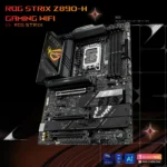 ASUS ROG STRIX Z890-H GAMING WIFI – Scheda Madre ATX LGA1851 DDR5 WiFi 7 PCIe 5.0 USB 20Gbps con PD 30W per Gaming e AI PC [Pre-Ordine] - immagine 2