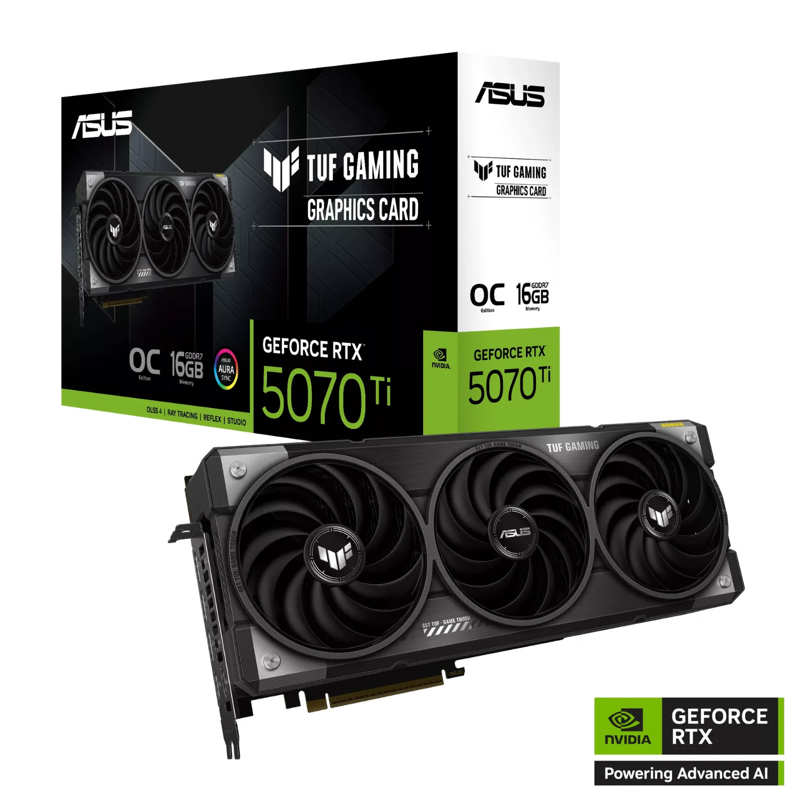 ASUS TUF Gaming GeForce RTX 5070 Ti OC Edition Black