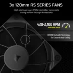 CORSAIR NAUTILUS 360 RS – Dissipatore a Liquido CPU 360mm AIO PWM Silenzioso per Intel e AMD - immagine 9